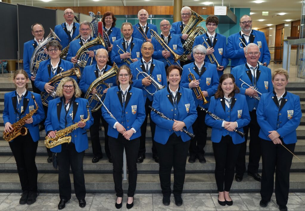 Die Musiker der Blasmusikabteilung Musikzug TV1848 Schwabach